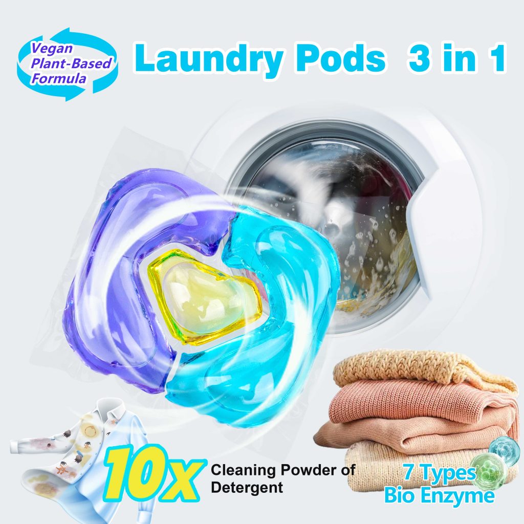 How to use laundry detergent pods ？